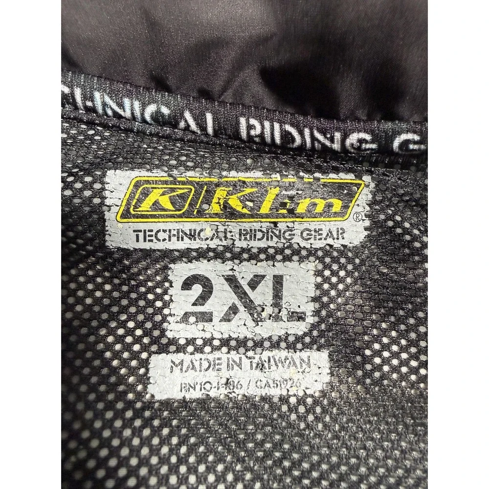 KLIM Jacket Mens 2XL Black 1/4 Zip Windbreaker Technical Riding Gear Moto